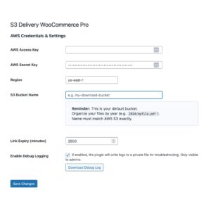 S3 Delivery Pro – Secure Amazon S3 File Downloads for WooCommerce