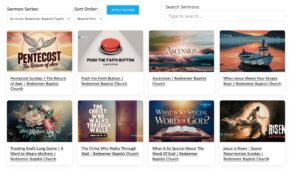 Sermon Gallery WordPress Plugin | YouTube Sermon Gallery for Churches