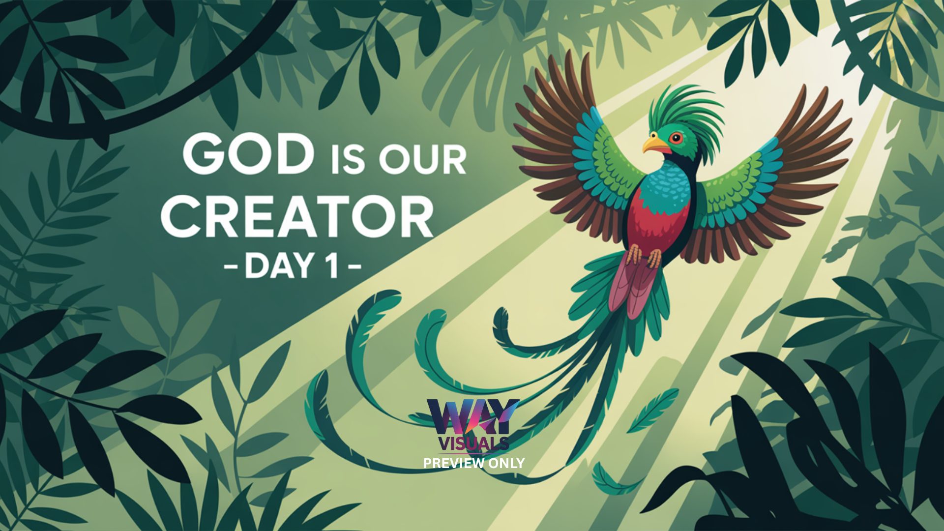 You are currently viewing Day 1 at Rainforest Falls: God Is Our Creator—Crafts & Discovery Activities