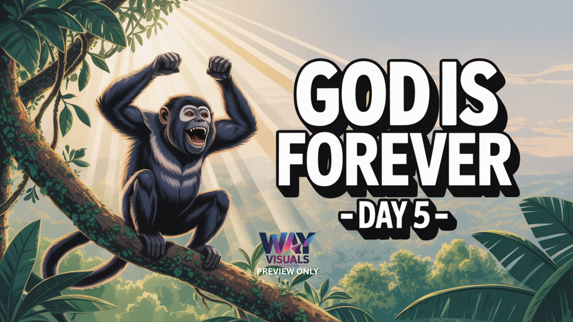 You are currently viewing Day 5 at Rainforest Falls: God Is Forever—Celebration Ideas & Memory Verse Tools