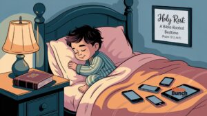 Read more about the article Holy Rest: A Science-Backed, Bible-Rooted Bedtime for Digital Kids