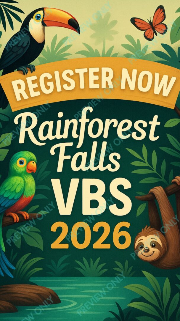 Rainforest Falls VBS 2026 Social Media Pack – 11 Promo Graphics for Churches - Image 12