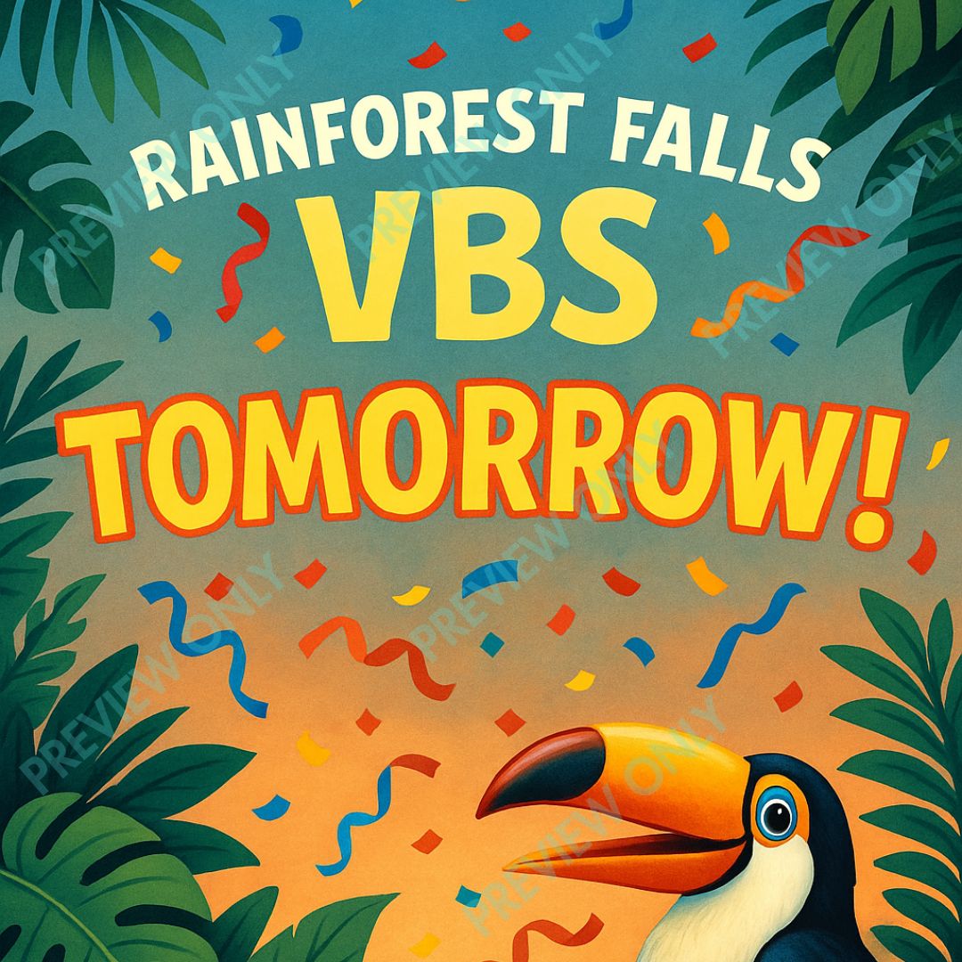 Rainforest Falls VBS 2026 Social Media Pack – 11 Promo Graphics for Churches - Image 10