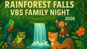 Read more about the article Rainforest Falls VBS Family Night: How to Bring Parents Into the Jungle Adventure