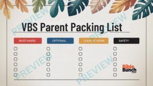 VBS Parent Info Checklist | What To Send With My Child