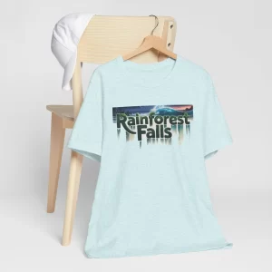 Read more about the article Rainforest Falls VBS 2026 Waterfall T-Shirt | Jungle Adventure Crew & Volunteer Shirt