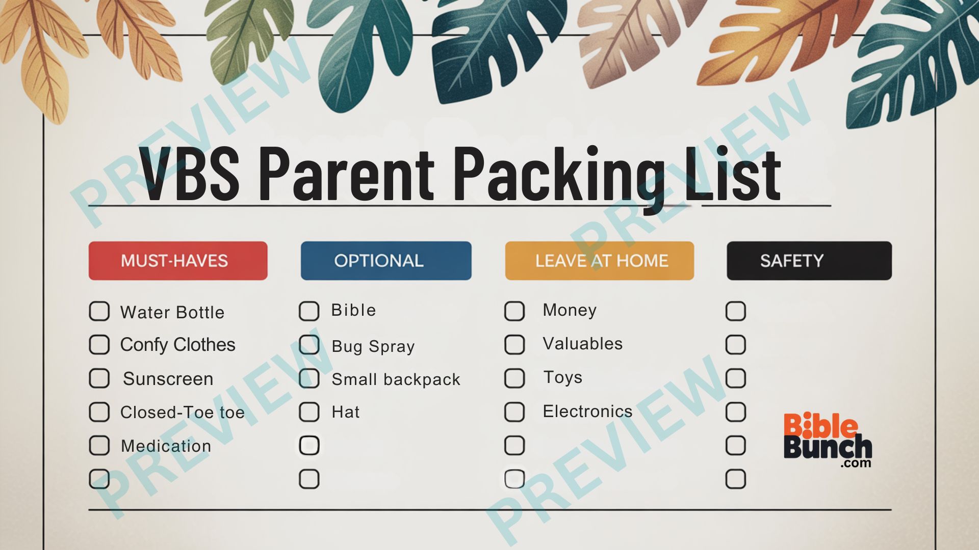 You are currently viewing Do Kids Need to Bring Anything to VBS? The Complete Parent Checklist