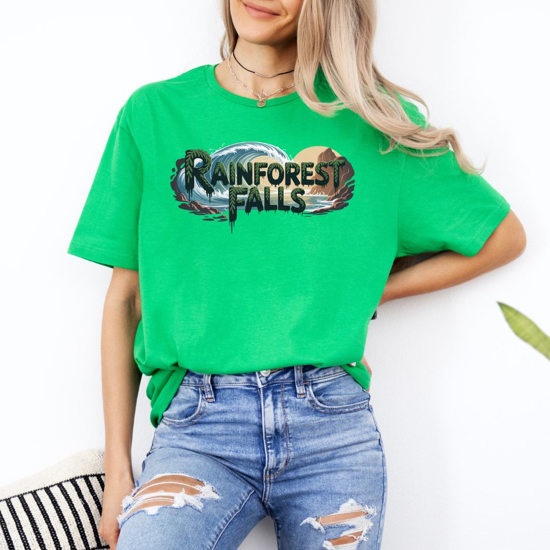 You are currently viewing Rainforest Falls VBS 2026 T-Shirt | Vacation Bible School Jungle Theme Tee