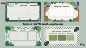 Parent Connection Card For Rainforest Falls VBS 2026