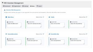 volunteers registration plugin screenshots3