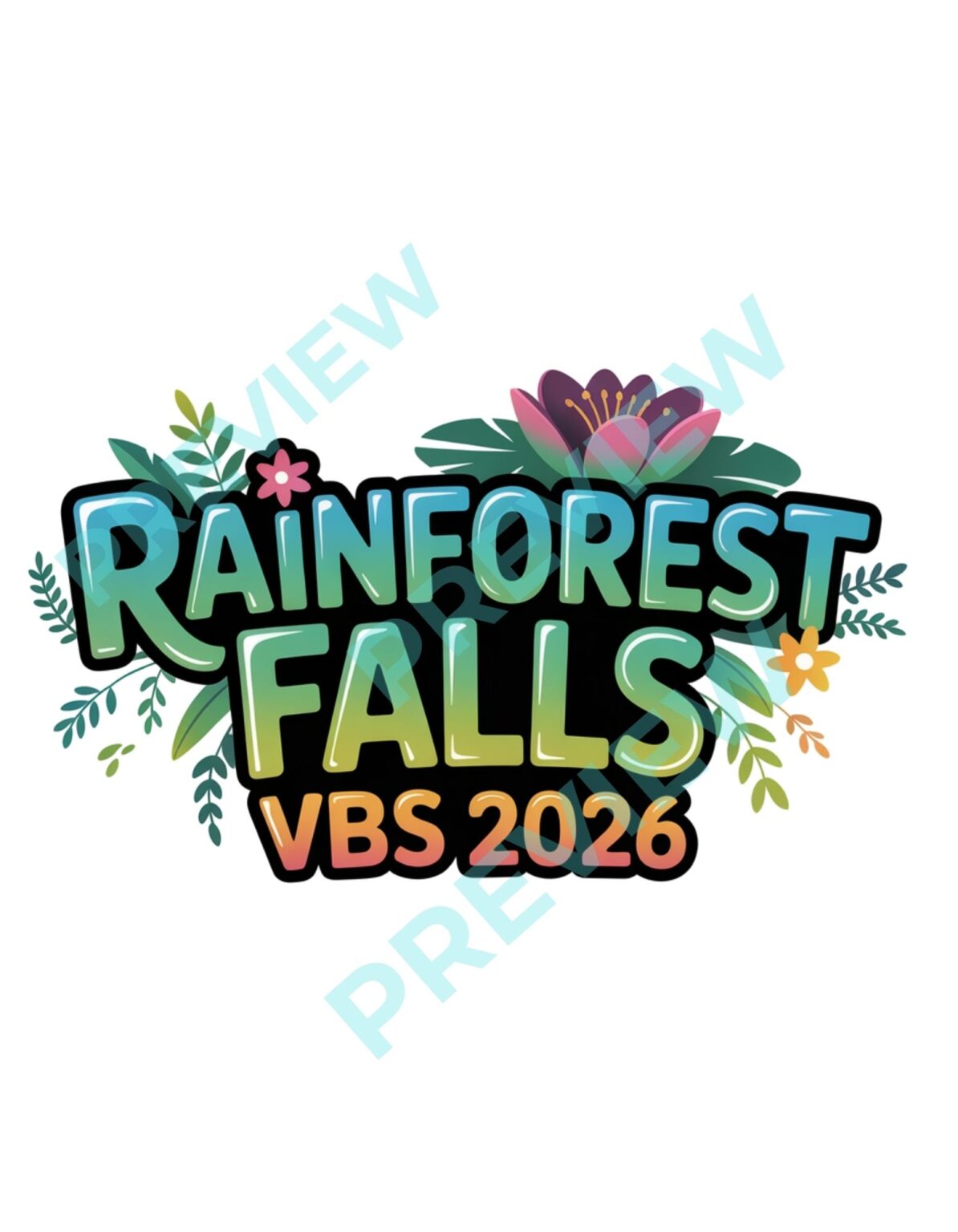 Jungle-themed digital downloads for VBS.