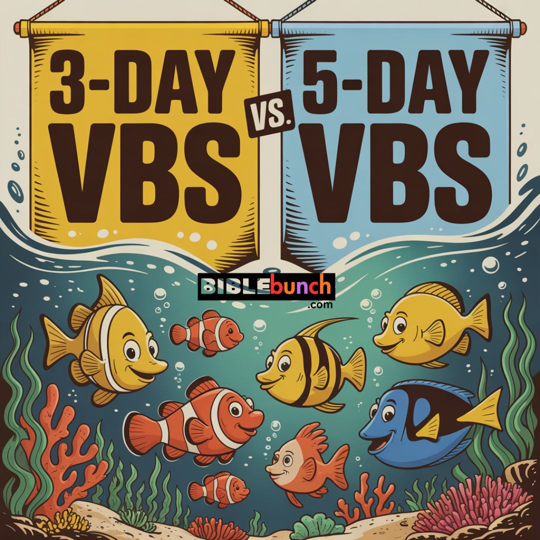 Read more about the article 3-Day vs. 5-Day VBS: A Professional Comparison to Help Your Church Choose the Right Format