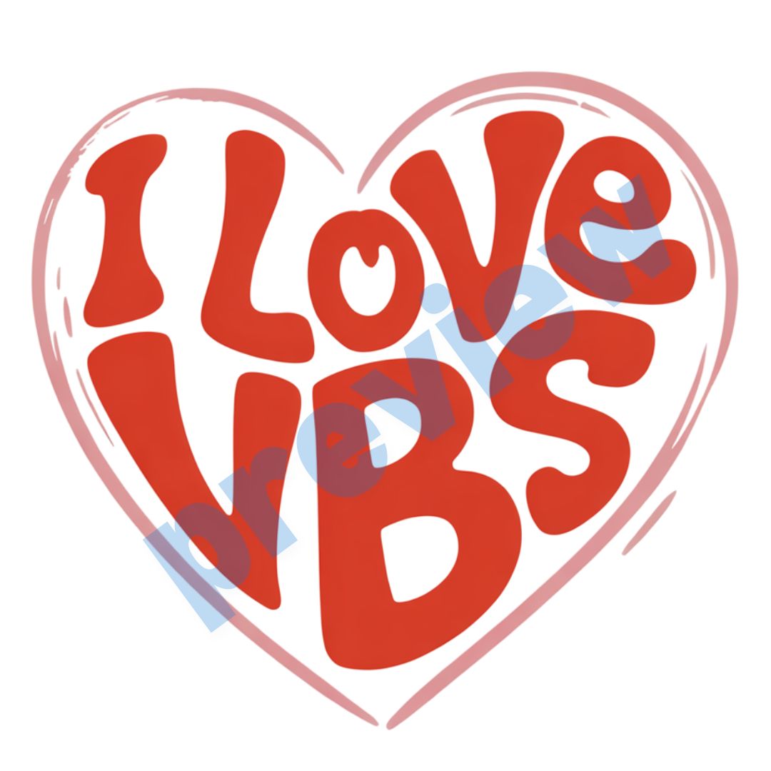 I Love VBS Graphics Bundle (5 Designs) - Image 6