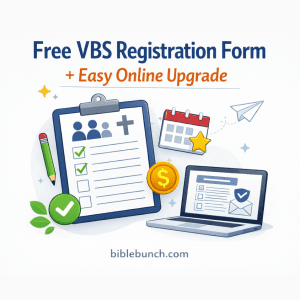 Read more about the article The Free VBS Registration Form That Actually Helps You Run Vacation Bible School