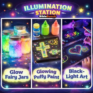Read more about the article Easy Glow Crafts for VBS: Simple Illumination Station Activities Kids Can Make