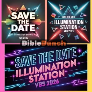 VBS 2026 Save The Date Graphics – Illumination Station JPG Pack