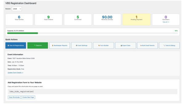 VBS Online Registration Pro WordPress Plugin – BibleBunch - VBS ...
