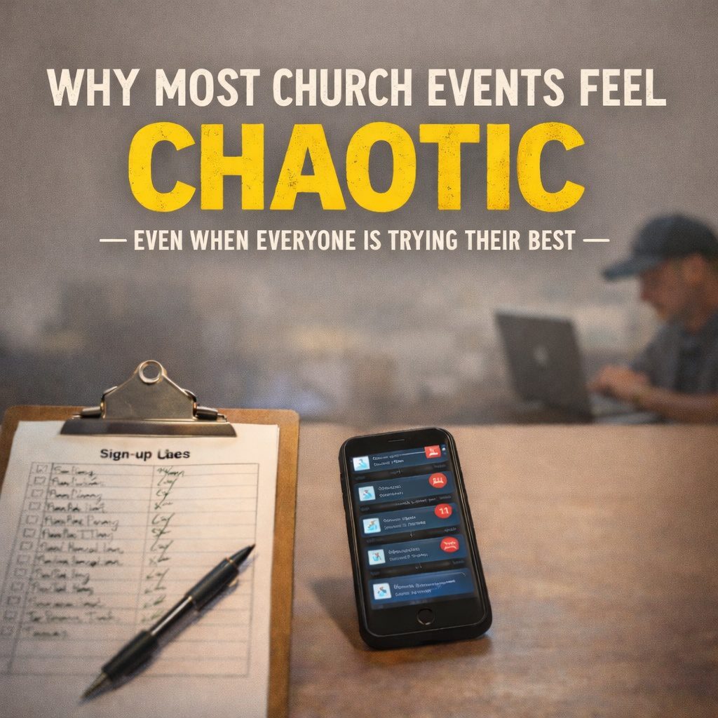 You are currently viewing Why Church Events Feel Chaotic — And the Structural Reason Behind It