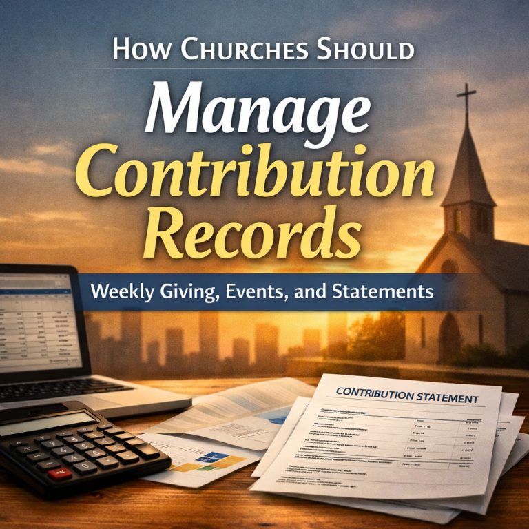 How Churches Should Manage Contribution Records (Complete Guide)