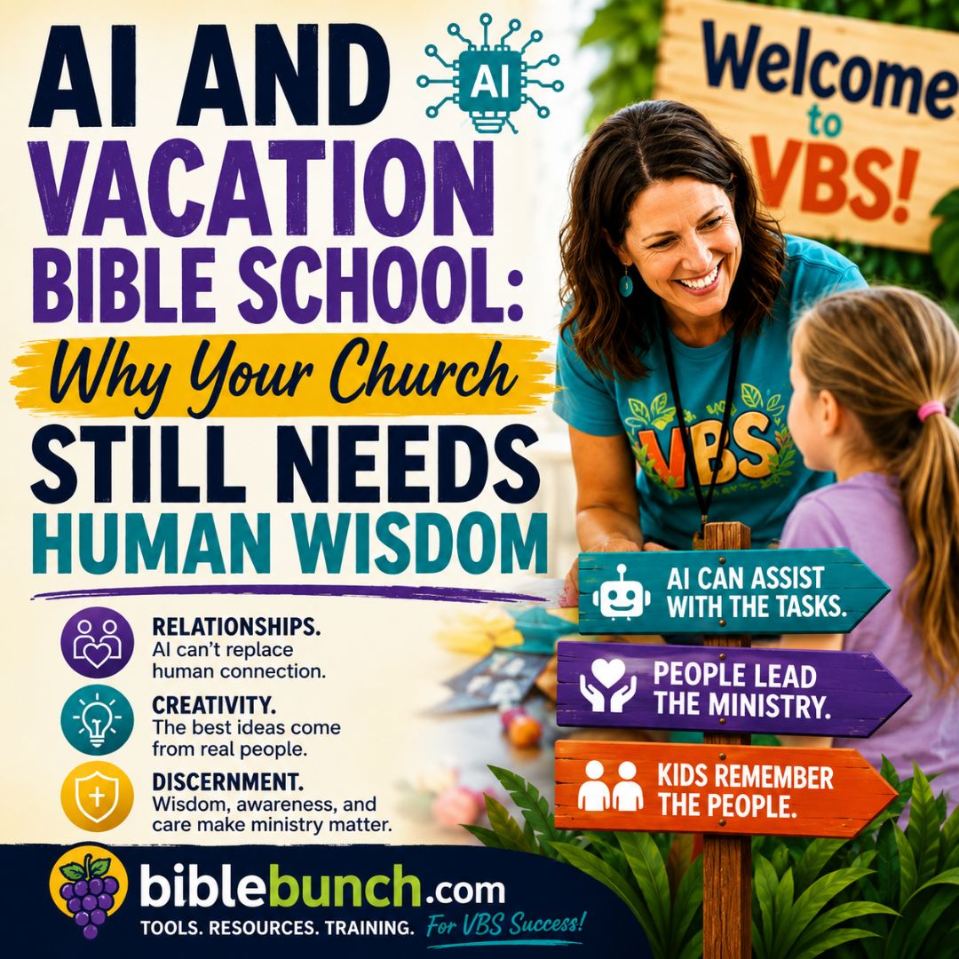 You are currently viewing AI and Vacation Bible School: Why Your Church Still Needs Human Wisdom